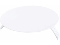 Veko ISO krabice, biele, pr. 88 mm