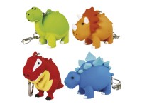 Emos LED kľúčenka - dinosaury so zvukom na batérie, rôzne druhy, 1 ks