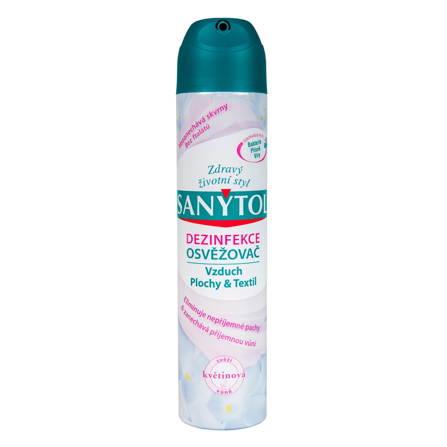 E-shop Sanytol Dezinfekčný osviežovač vzduchu kvetinová vôňa 400 ml