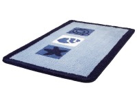 Kleine Wolke Kúpeľňová predložka Beach, azúrová, 55 x 65 cm