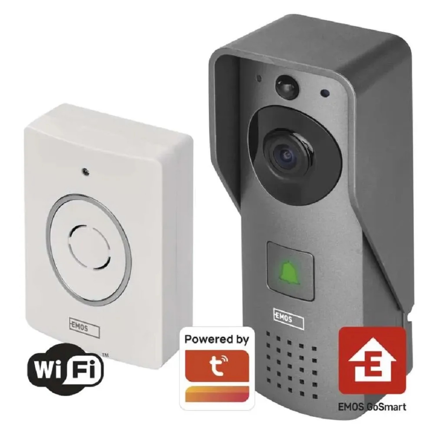 E-shop EMOS GoSmart Domový bezdrôtový videozvonček IP-09C s Wi-Fi