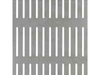 Dierovaný plech eloxovaný so štrbinovým dierovaním 200 x 1000 x 0,8 mm