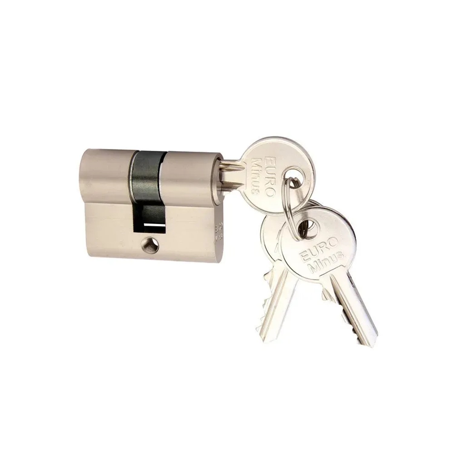 E-shop Richter Czech EURO Minus Stavebná vložka 25/25, 3 kľúče, matný nikel