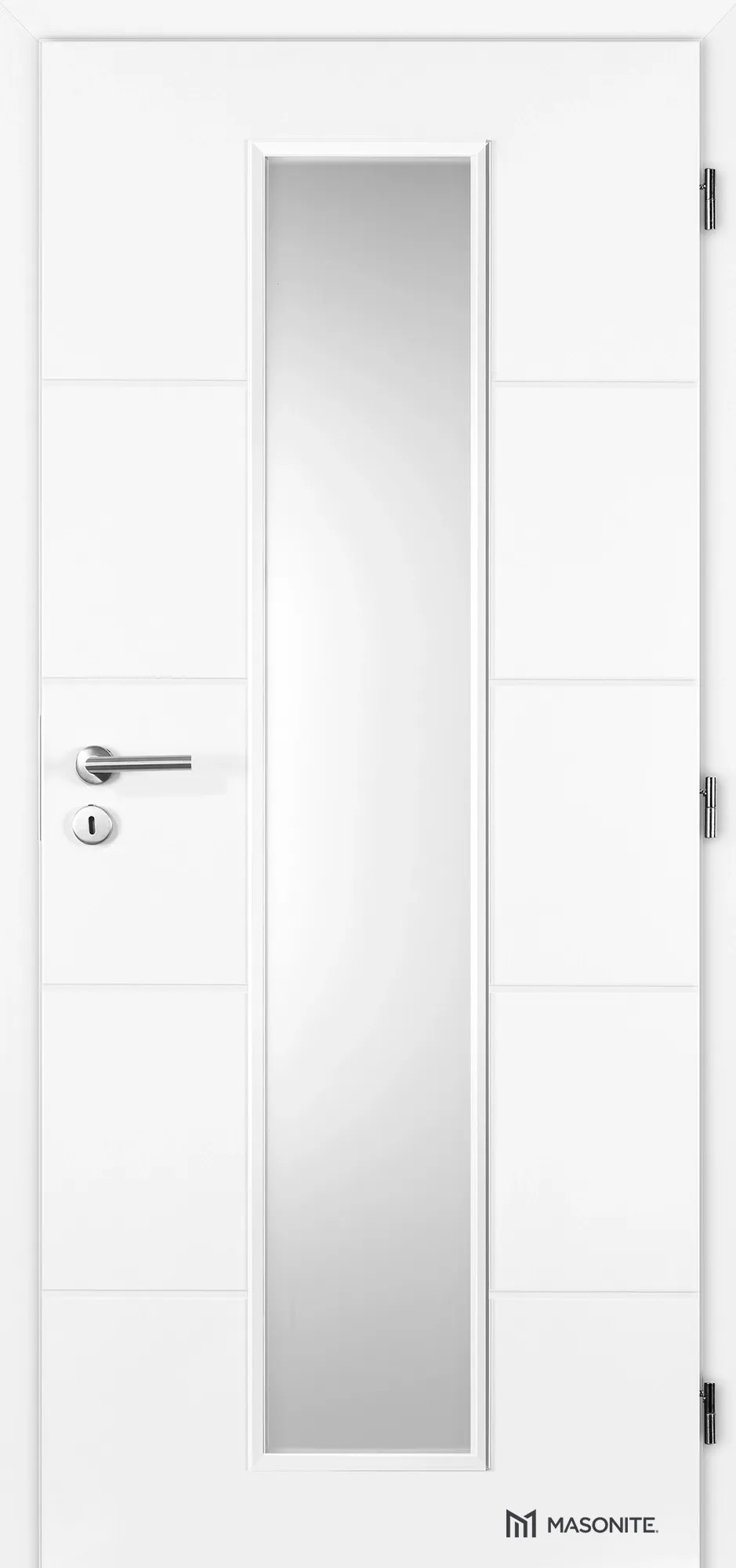 Doornite Dvere profilované Quatro Linea Sklo 80 P, biele
