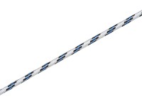 LUX-TOOLS Polypropylénové lano pletené bielo-modro-čierne, pr. 8 mm - metráž LUX-TOOLS Polypropylénové lano pletené bielo-modro-čierne, pr. 8 mm - metráž