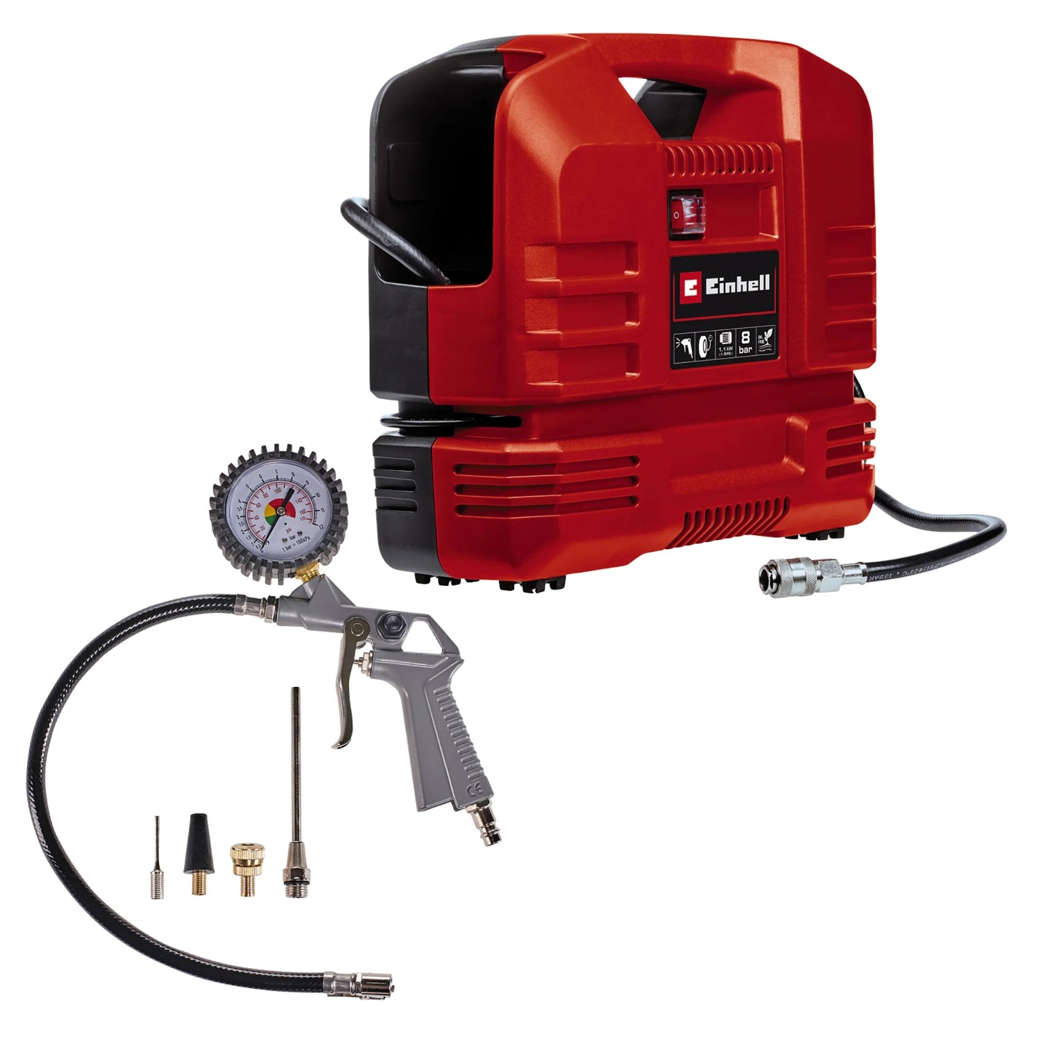 E-shop Einhell Kufríkový kompresor TC-AC 190 OF Set