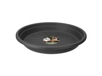 Elho Univerzálna miska pod kvetináč Round, antracitová, pr. 30 x 5 cm