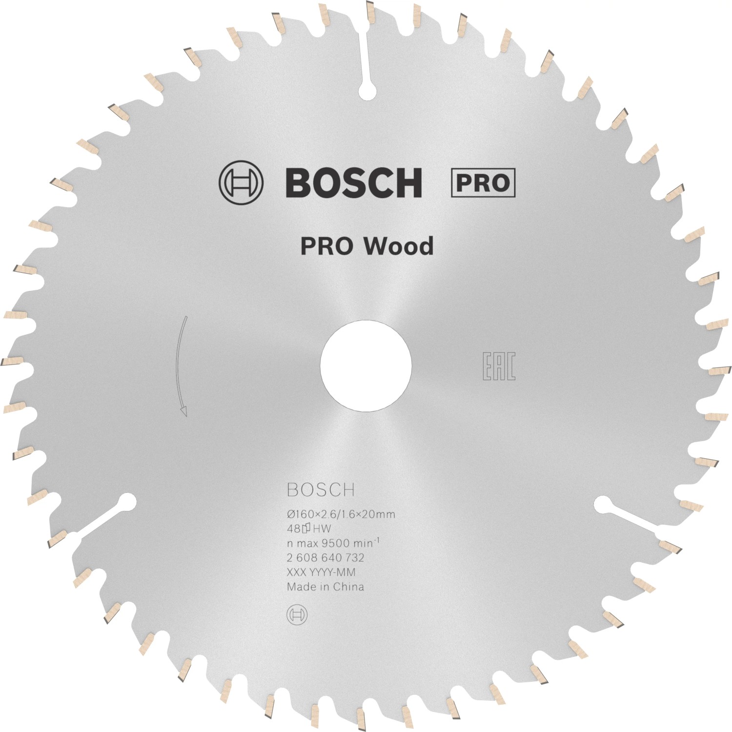 E-shop Bosch Pílový rezný kotúč PRO Wood, pr. 160 x 20 mm