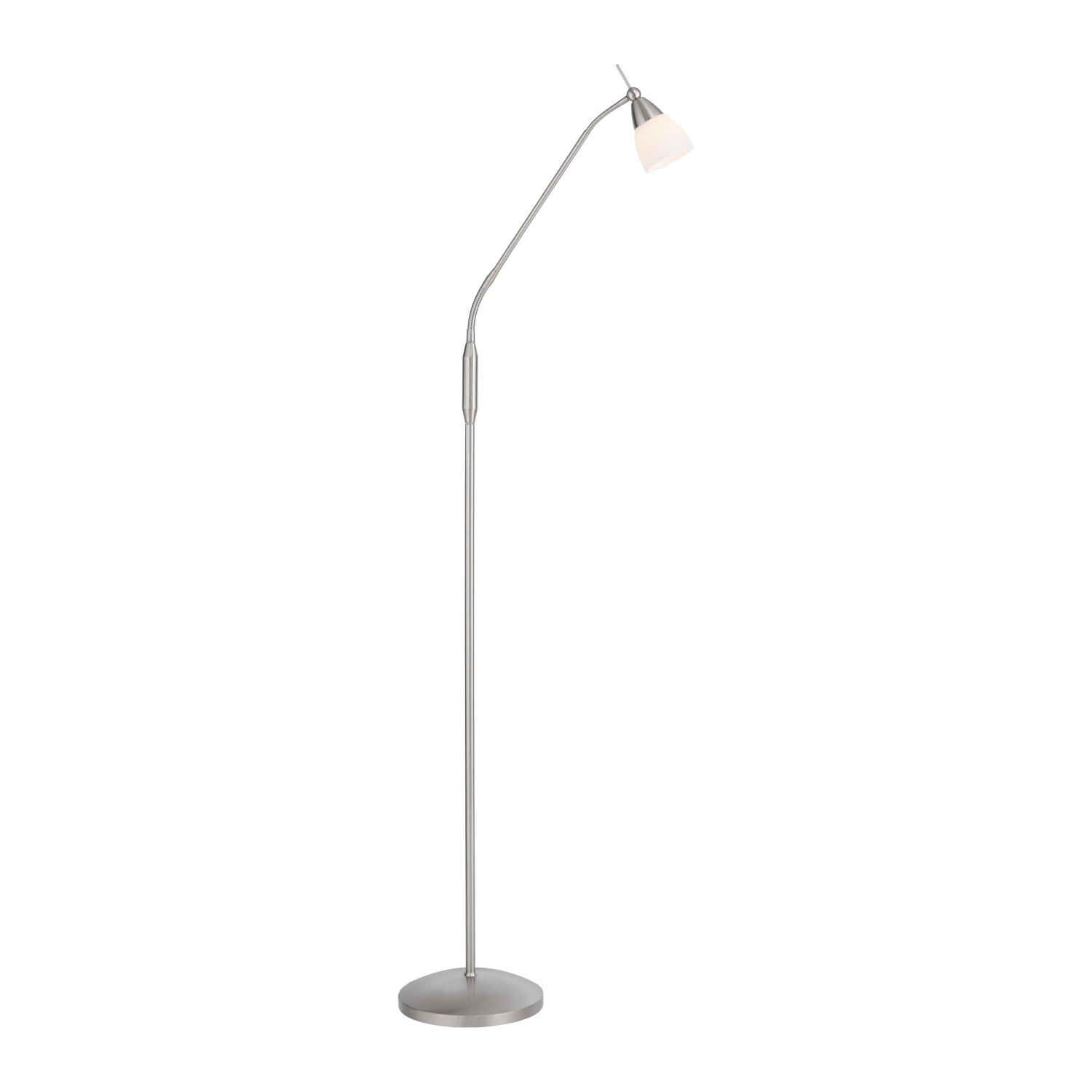 E-shop Paul Neuhaus Stojaca lampa Pino, 3000K, oceľ, 74 x 163 cm