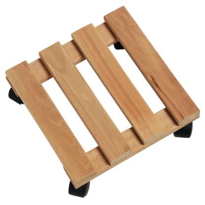 OBI Vozík pod kvetináč 25 x 25 cm buk