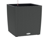 Lechuza Kvetináč Cube Cottage 50 antracitový, 495 x 490 x 490 mm