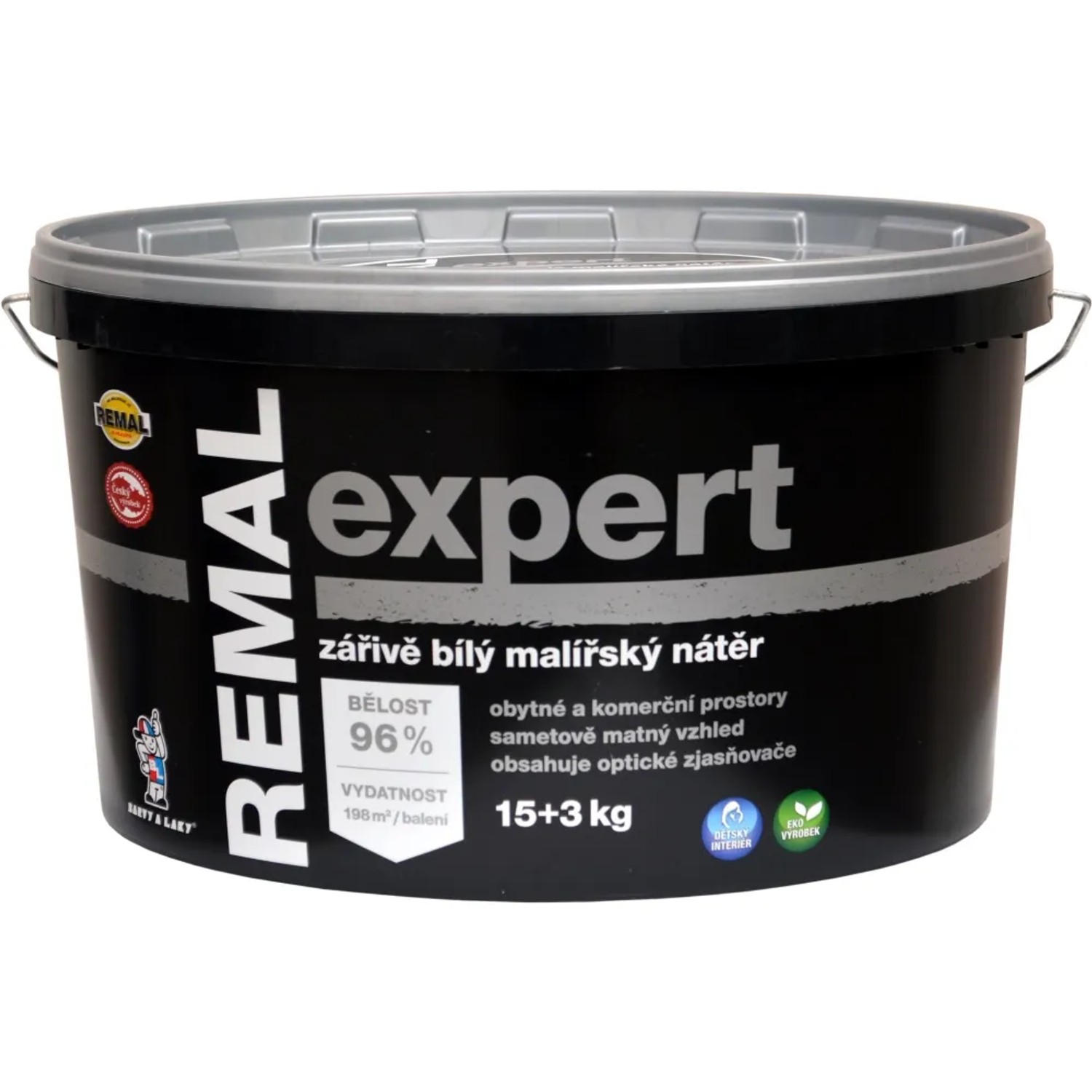 E-shop REMAL Expert Žiarivo biely maliarsky náter 15 + 3 kg