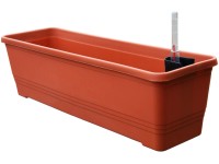 Plastia Samozavlažovací truhlík Bergamot terakota 60 x 19,5 x 16,5 cm Plastia Samozavlažovací truhlík Bergamot terakota 60 x 19,5 x 16,5 cm