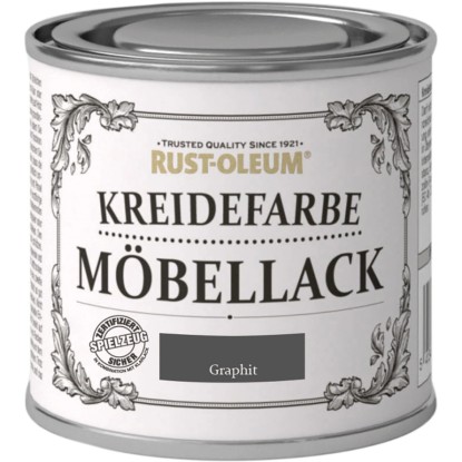 Rust-Oleum Kriedová farba na nábytok, grafitová matná, 125 ml