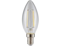 LED žiarovka filament E14 C35 2,5 W 250lm 2700K, číra LED žiarovka filament E14 C35 2,5 W 250lm 2700K, číra