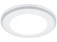 Trio Vstavané LED svietidlo Aura, matné biele, pr. 80 mm Trio Vstavané LED svietidlo Aura, matné biele, pr. 80 mm