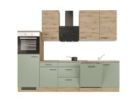 Flex-Well Kuchyňa Cara 280 cm/typ 1 - chladn./rúra/var.doska/digst/umývačka/drez