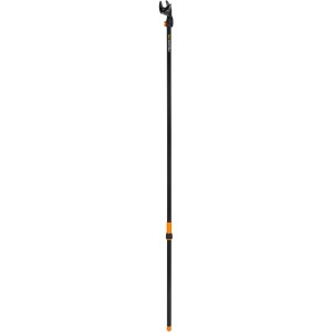Fiskars Bypass Schneidgiraffe UP84, záhradné nožnice s dlhou rukoväťou na vysoké konáre.