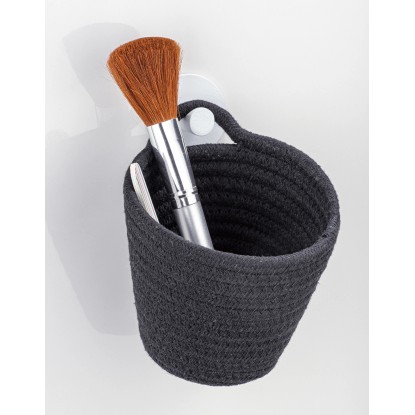 Wenko Úložný kôš Soria 12,5 x 12 x 14,5 cm čierny