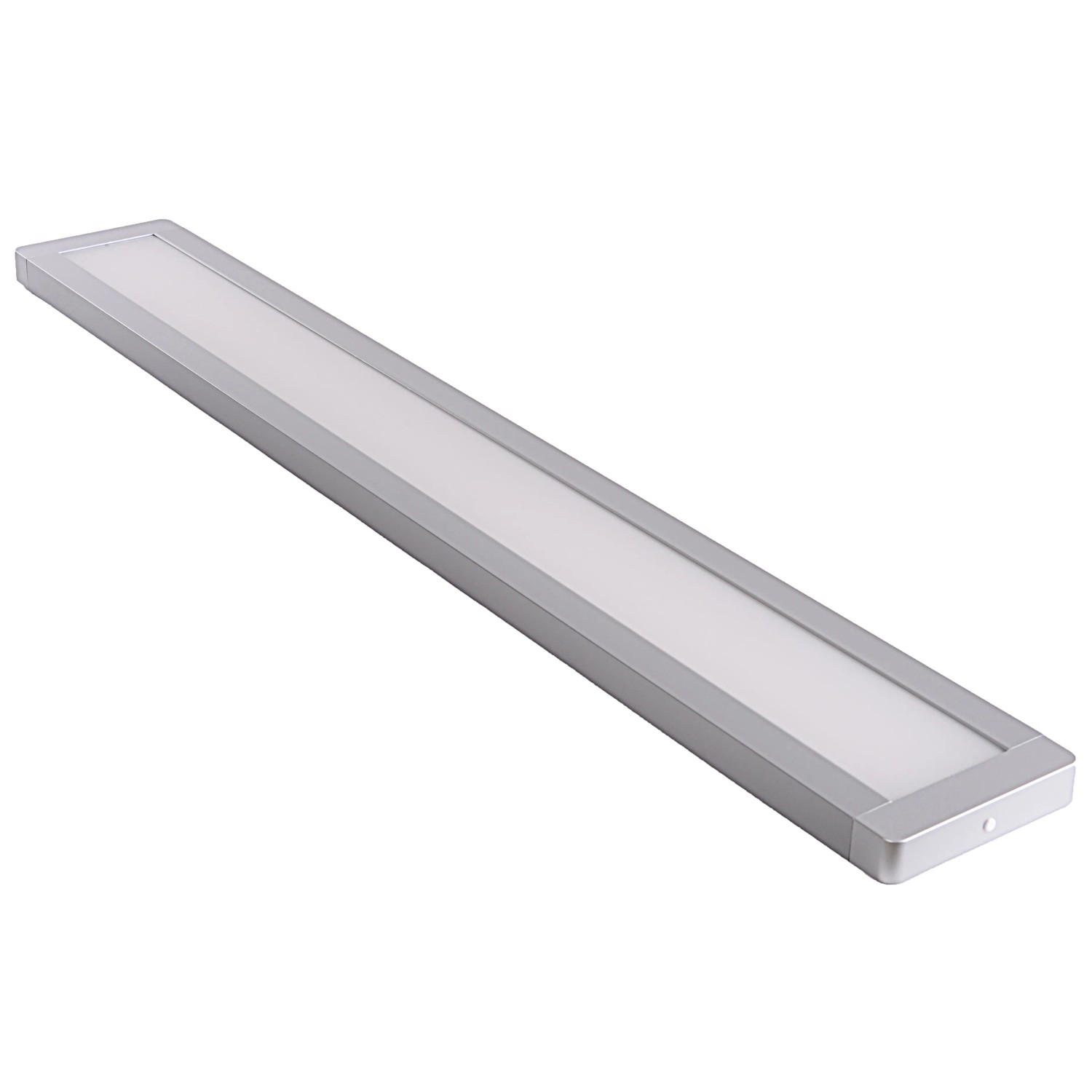 E-shop Prisadené LED svietidlo ALENA, 48W, 4100 lm, 4000 K, strieborná, 114,7 x 16,1 cm