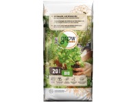 GROW by OBI BIO substrát na výsev a bylinky 20 l