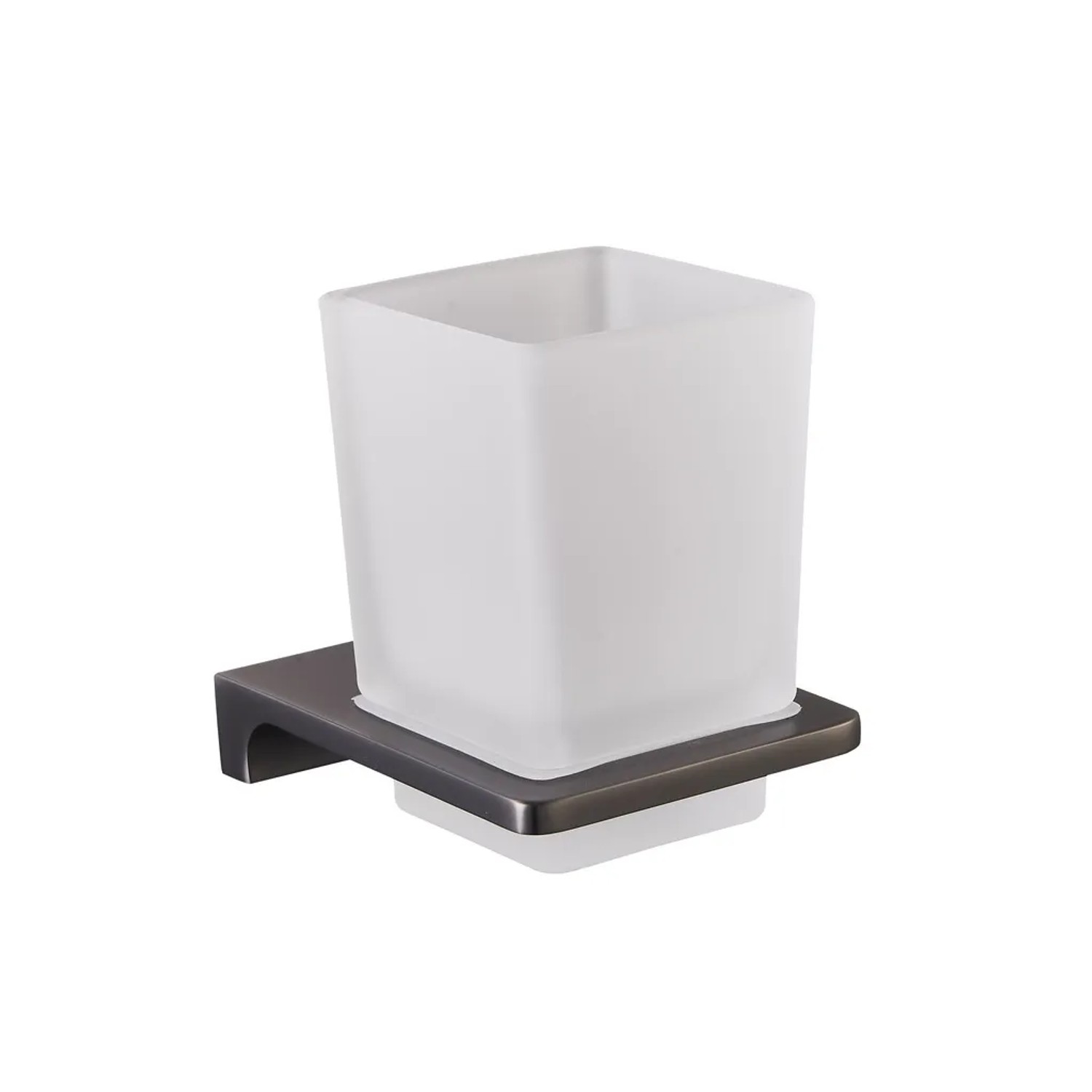 E-shop RAV Slezák Držiak zubných kefiek Níl NLA0201MG, metal grey/sklo