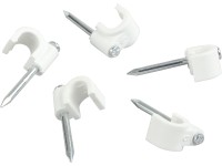 Schwaiger Príchytky s klincom biele 7 mm Schwaiger Príchytky s klincom biele 7 mm