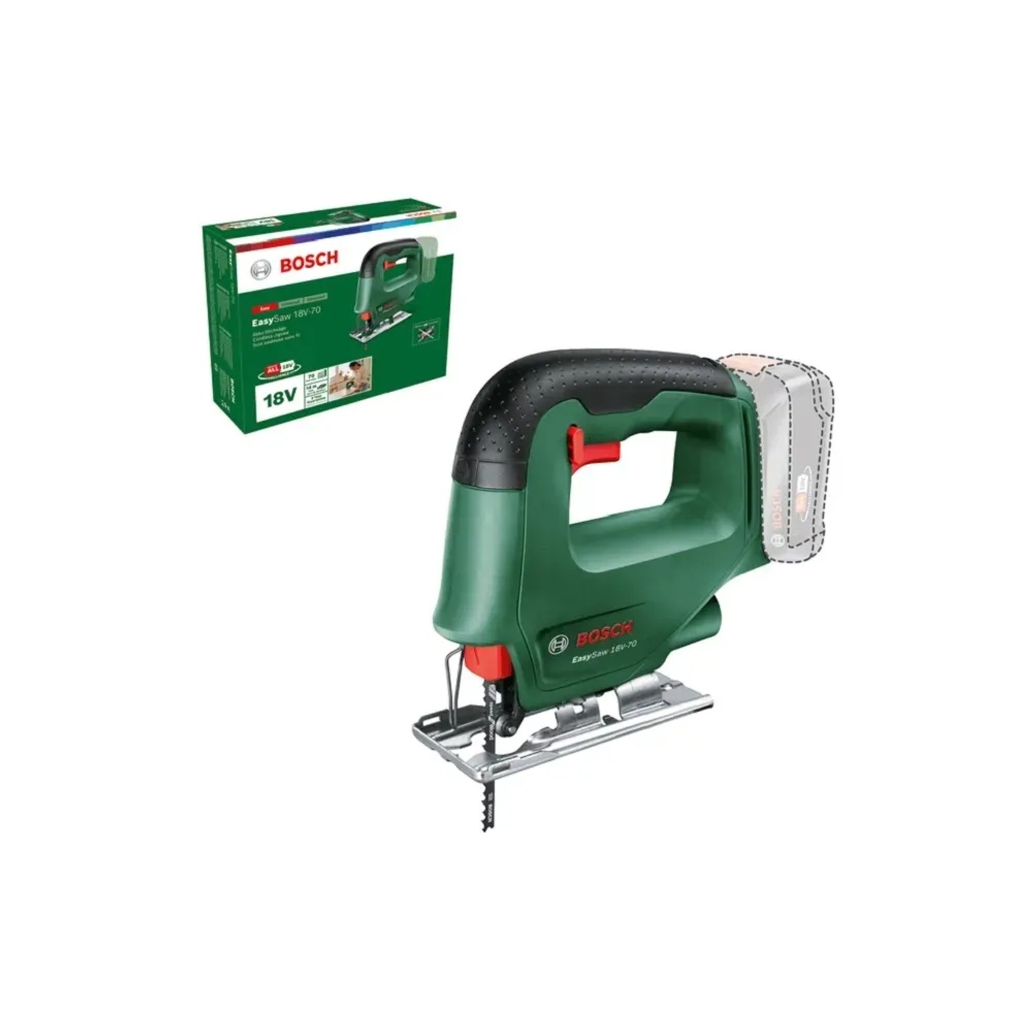 E-shop Bosch Aku kmitacia píla EasySaw 18V-70 Solo