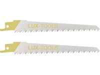 LUX-TOOLS Pílový list na drevo / plast do píly chvosta HCS 128 mm, 2 ks