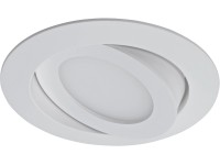Briloner Vstavané LED svietidlo plast biele otočné energ.