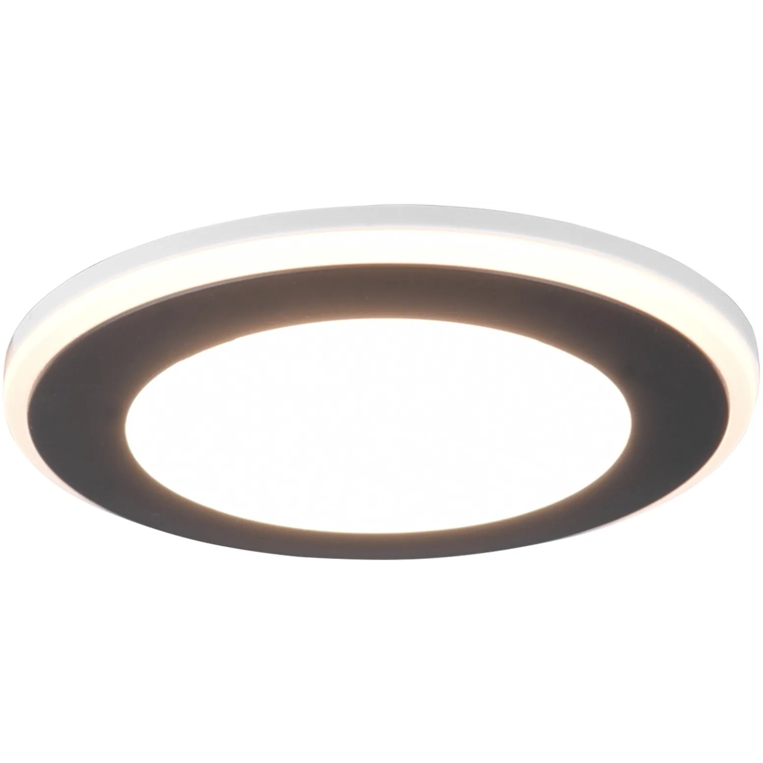 E-shop Trio Vstavané LED bodové svietidlo Aura 5 W, 450 lm čierne matné