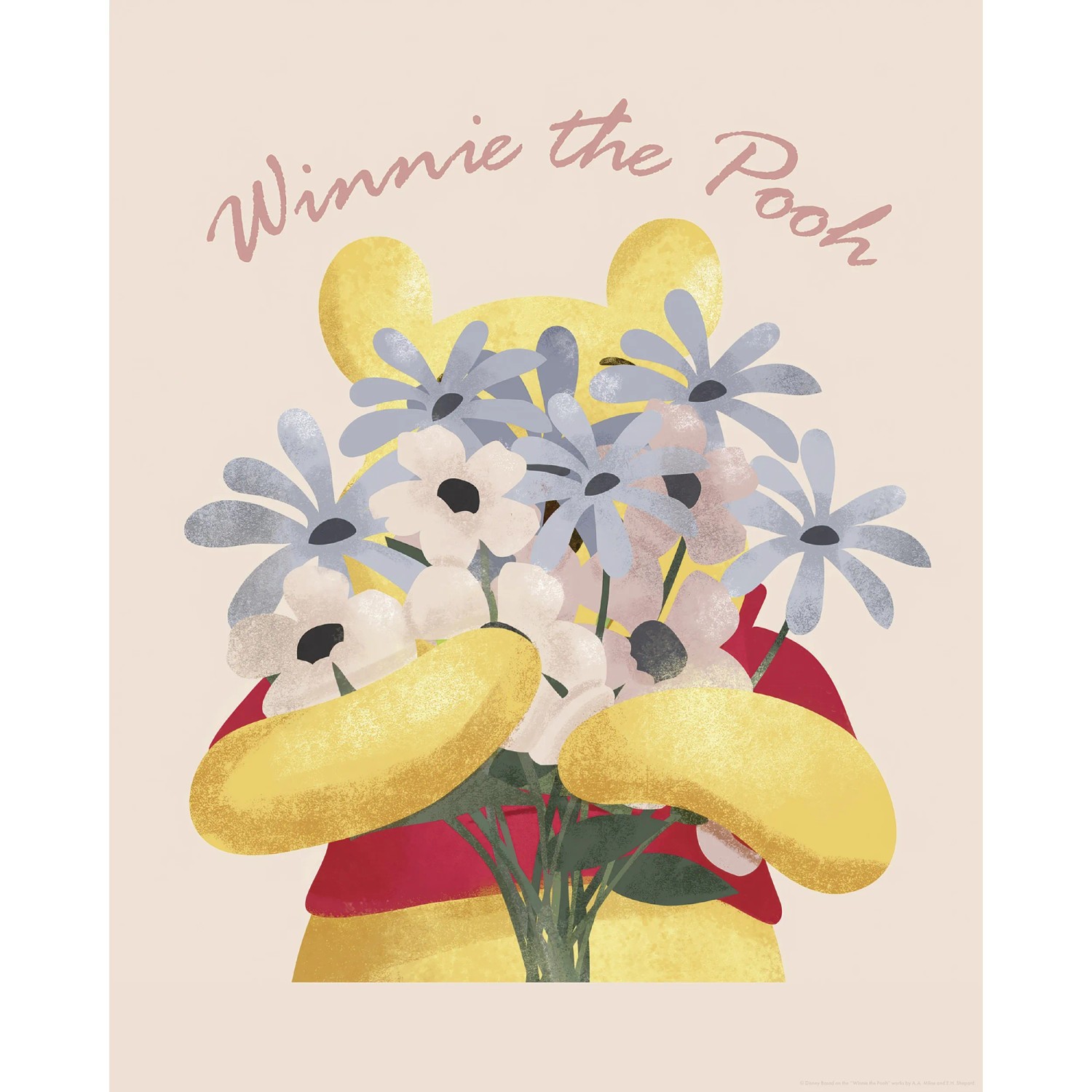 E-shop Komar Plagát Disney Winnie Pooh Into The Blooms 40 x 50 cm