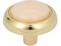 Siro Nábytkový gombík 919 kovový lesklá mosadz priemer 30 mm