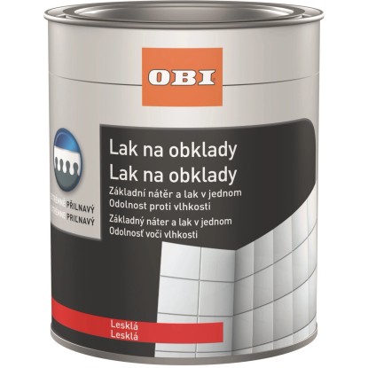 OBI Lak na obklady lesklý biely 750 ml