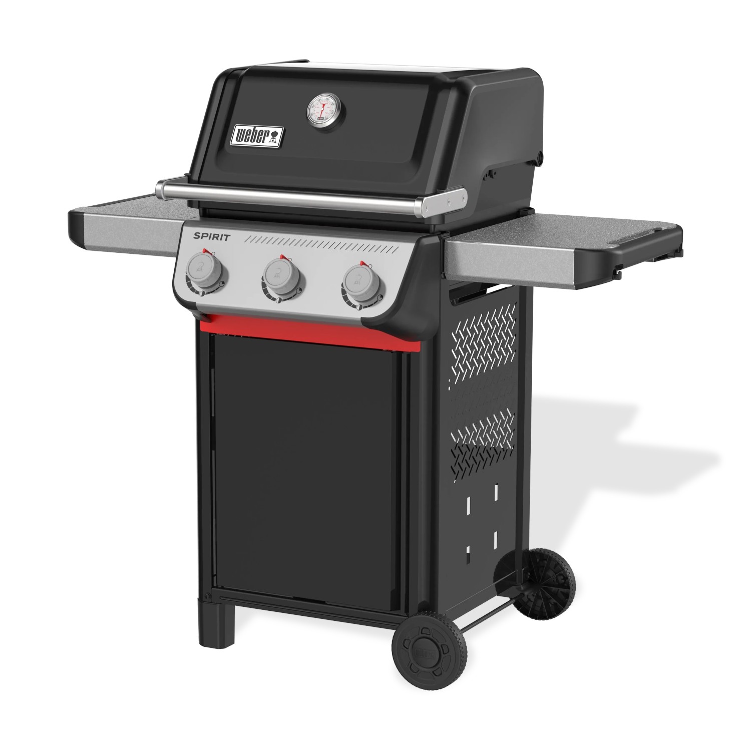 E-shop Weber Plynový gril Spirit E-310, čierna, 117 x 123 x 67,5 cm