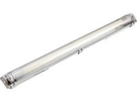 LED svietidlo do vlhkých priestorov 9W 850lm 4000K IP65, sklo, sivá, 68,5 cm