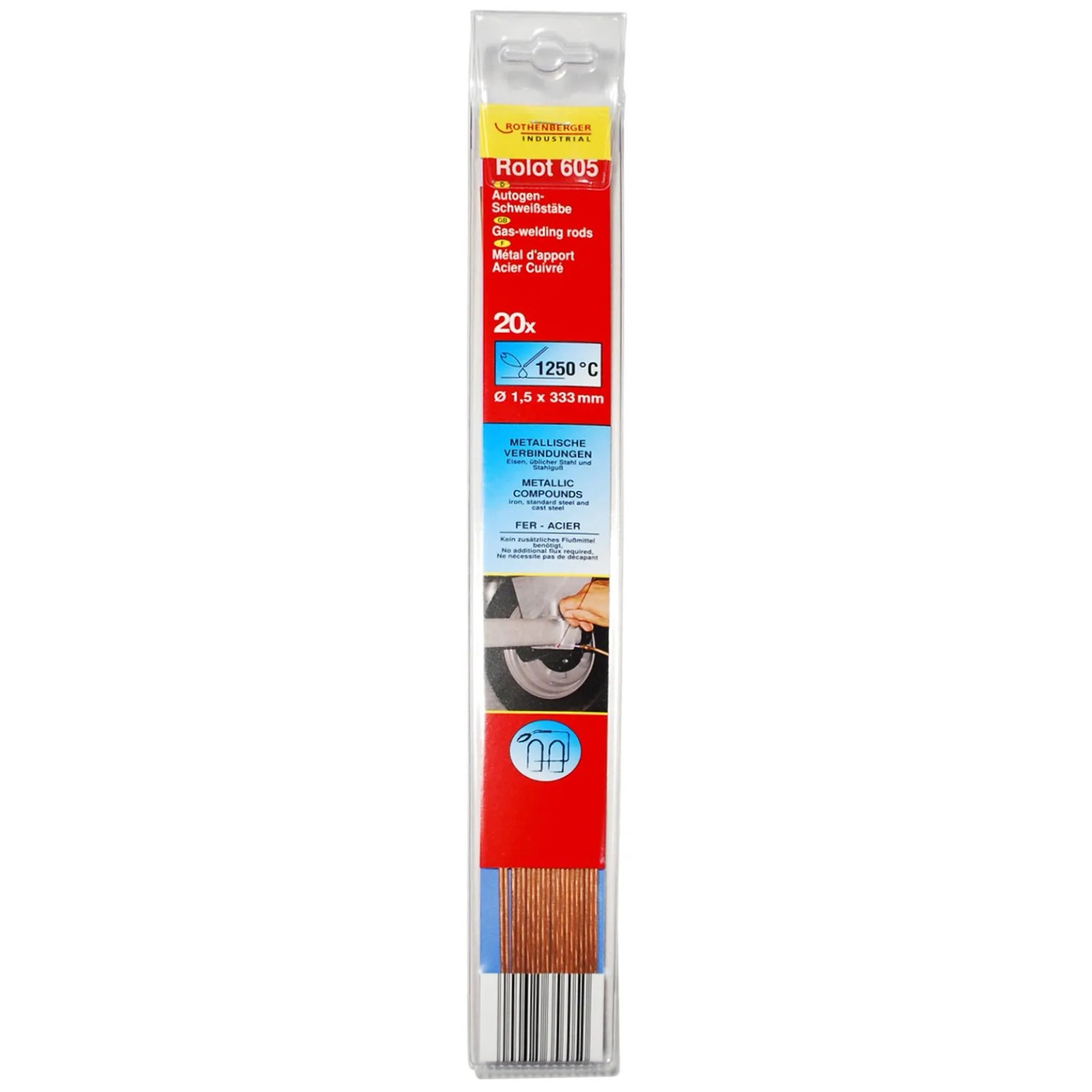 E-shop Zváracia elektróda 1,5 x 333 mm Rolot 605