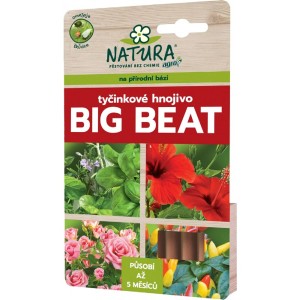 Natura Big Beat univerzálne hnojivo až na 5 mesiacov, tyčinková forma.