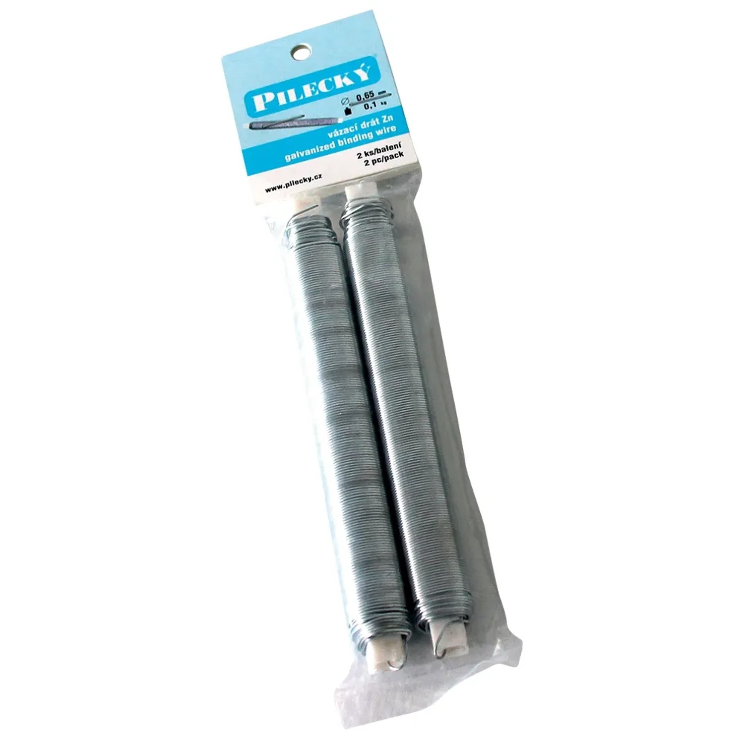 E-shop PILECKÝ Viazací drôt Zn pozinkovaný, 0,65 mm, 0,1 kg, 2 ks