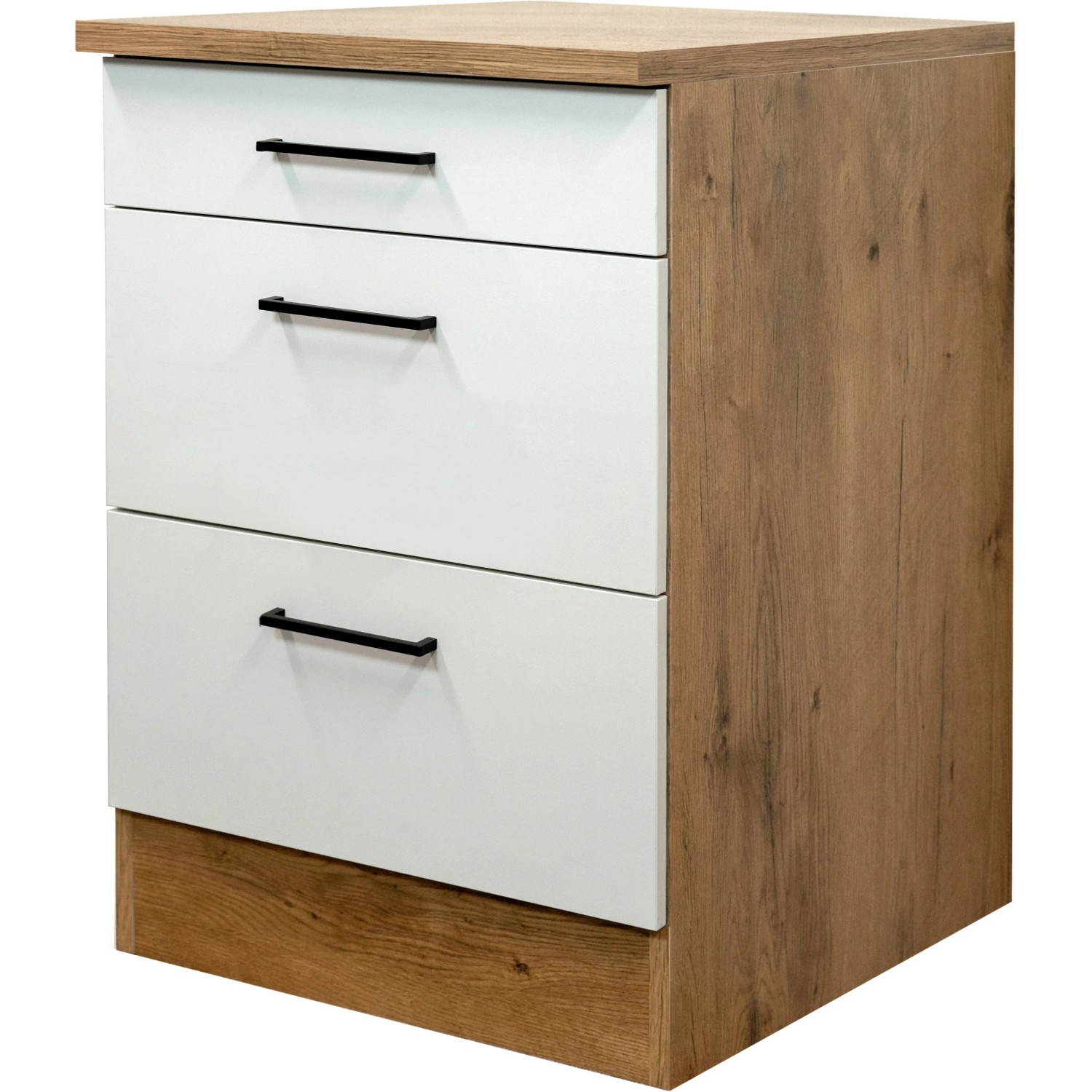 E-shop Flex-Well Kuchynská skrinka Vintea spodná, zásuvky, 60 x 85 x 57,1 cm