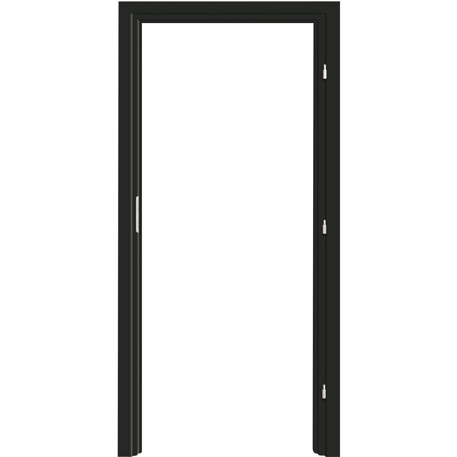 E-shop Voster Obložková falcová zárubňa STANDARD fólia Platinum čier.mat 100-120mm 80 P