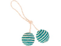 Jollypaw 2 loptičky na lanku priemer 4,5 cm