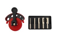 MAGG Súprava dutých diamantových vrtákov 4/6/8/10/12 mm