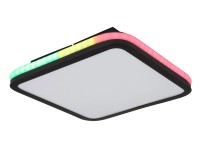 GLOBO LED stropné sviet. JAXXI 40W, 4250 lm, 2700-6500K + RGB, 355 x 355 x 70mm