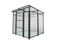 Floraworld Dverný prvok pre multifunkčný prístrešok BUS, antracitová