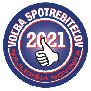 Pečať „Volba Spotrebitelov – Najlepsia Novinka 2021“ pre čistiace zariadenia t.b.t.