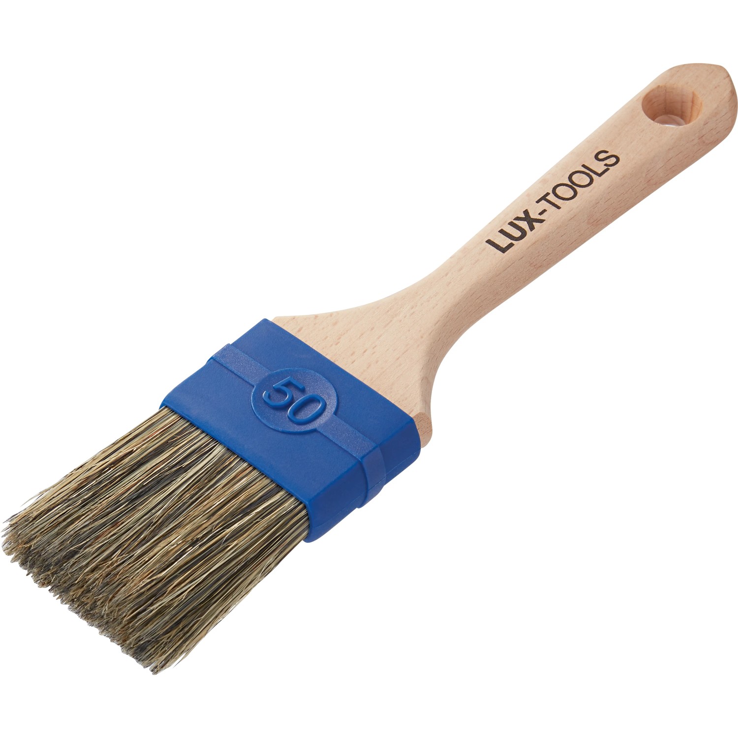 E-shop LUX-TOOLS Štetec na vosky a oleje, drevená rukoväť, 50 mm
