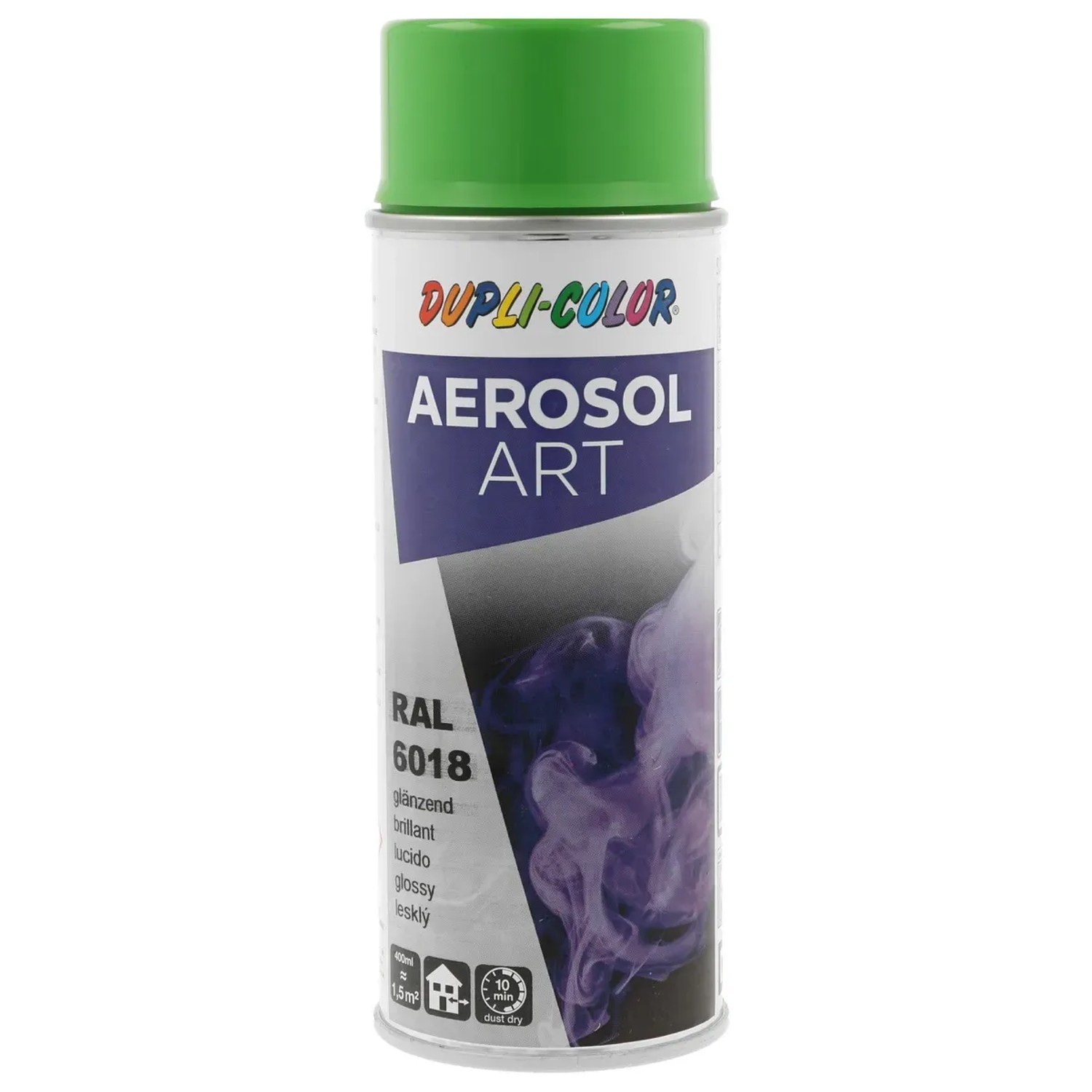 E-shop DUPLI-COLOR Lak v spreji AEROSOL ART (6018) zelenožltá 400 ml