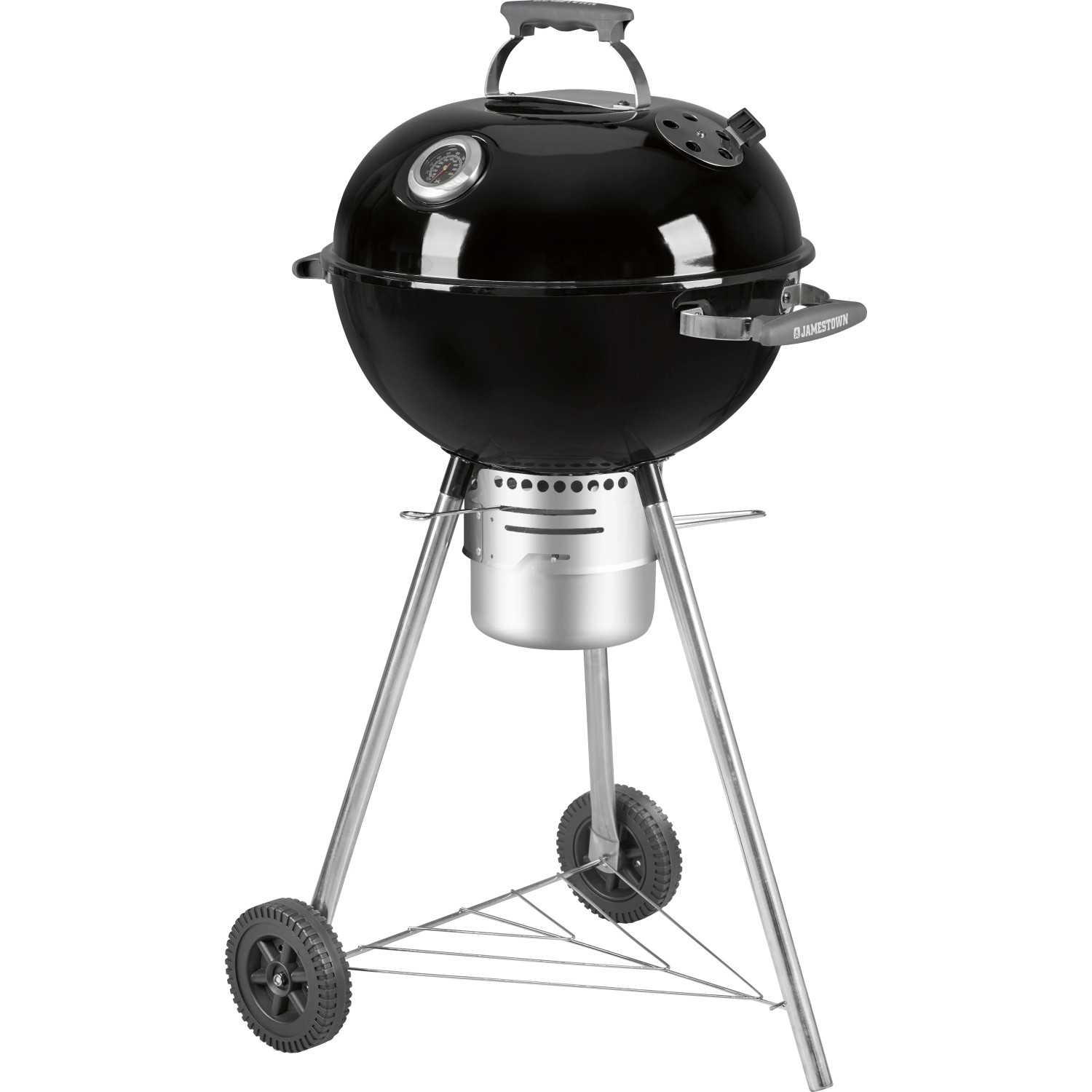 E-shop JAMESTOWN Kotlový gril na drevené uhlie BROCK pr. 44 cm, 101 x 62 x 52 cm