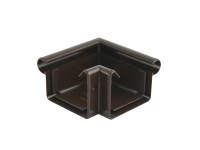 Marley Simplex Roh odkvapového žľabu vonkajší plastový RAL 8017 hnedý RG 70